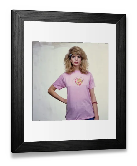 Framed Print : Eighties Fashion Shoot For Tiger Beat Framed Print : Eighties Fashion Shoot For Tiger Beat