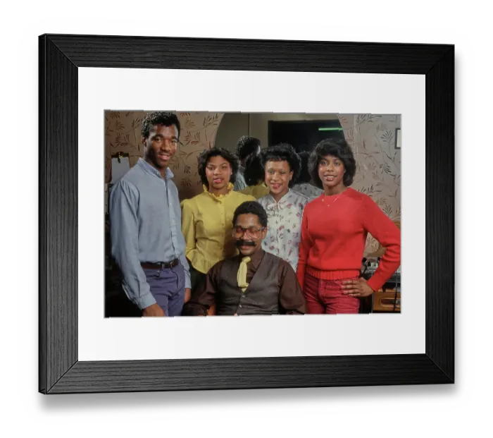 Framed Print : Afro Hair Portrait Session