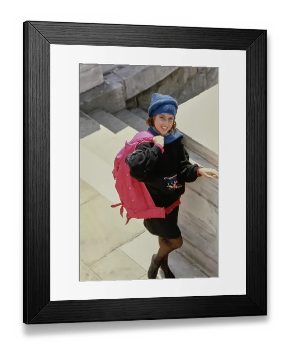 Framed Print : Eighties Street Fashions Framed Print : Eighties Street Fashions