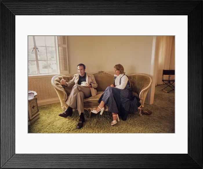 Framed Print : Maximillian & Maria Schell Framed Print : Maximillian & Maria Schell
