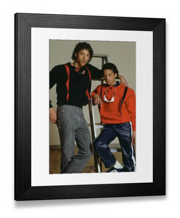 Framed Print : Breakdancers NY Framed Print : Breakdancers NY