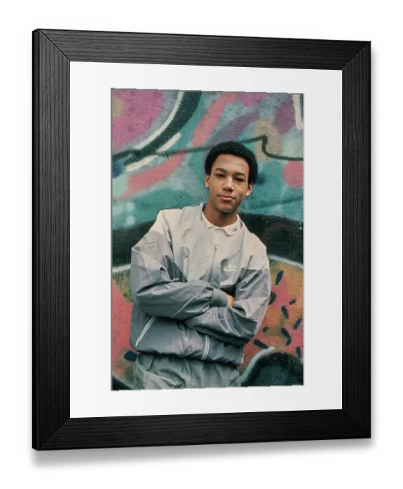 Framed Print : A Breakdancer In New York Framed Print : A Breakdancer In New York
