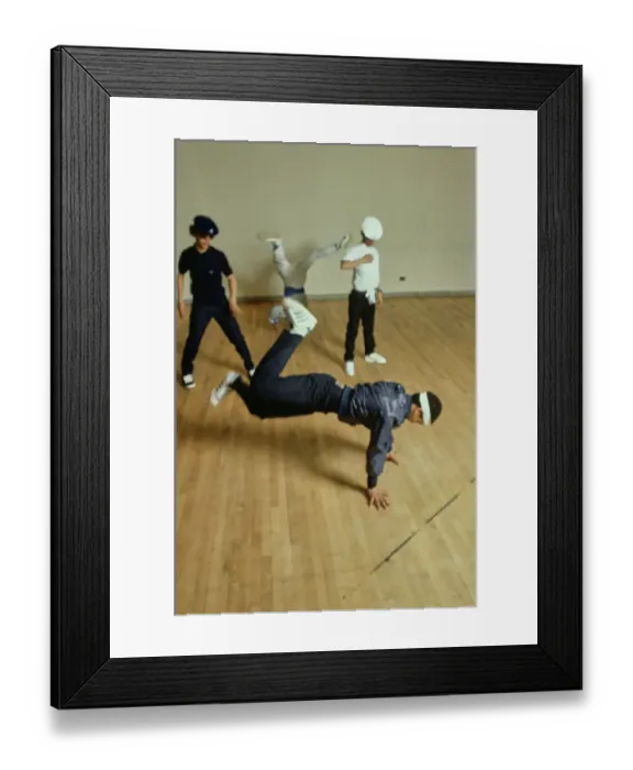 Framed Print : Breakdancing NY Framed Print : Breakdancing NY