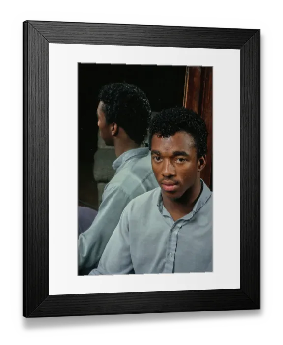 Framed Print : Afro Hair Portrait Session Framed Print : Afro Hair Portrait Session