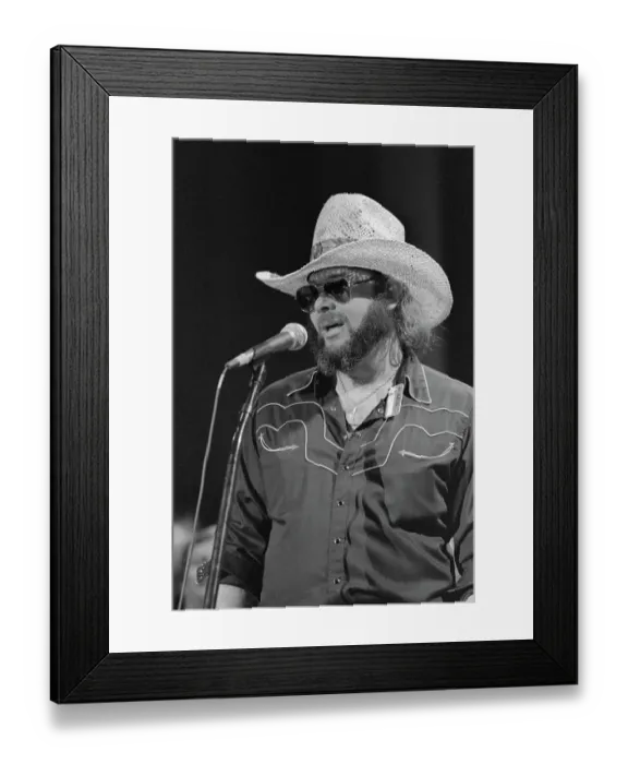 Framed Print : Hank Williams Jr. In Concert Framed Print : Hank Williams Jr. In Concert