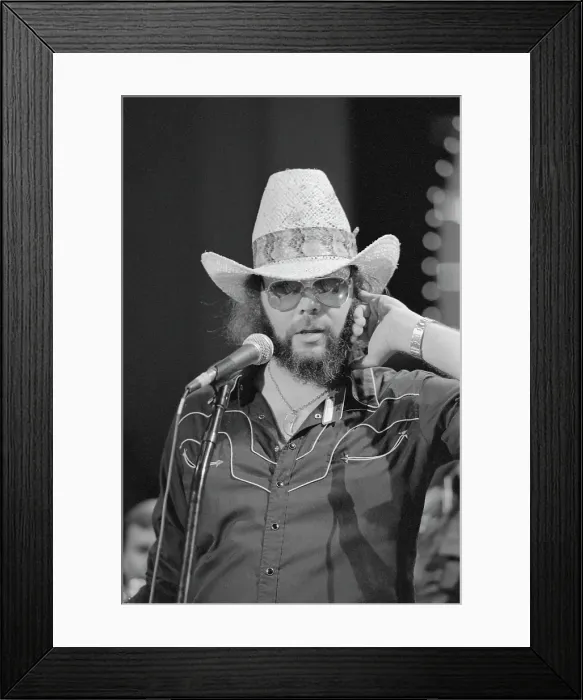 Framed Print : Hank Williams Jr. In Concert Framed Print : Hank Williams Jr. In Concert