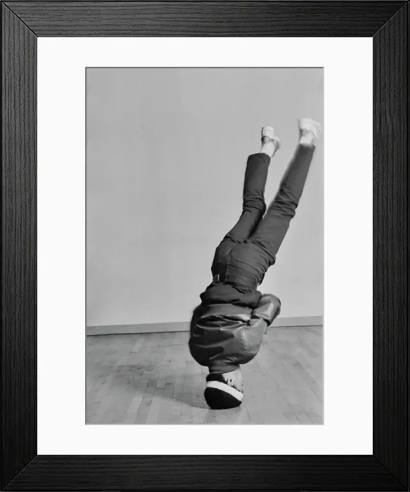 Framed Print : Breaking Moves - Power Move Framed Print : Breaking Moves - Power Move