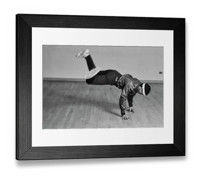 Framed Print : Breaking Moves - Power Move Framed Print : Breaking Moves - Power Move