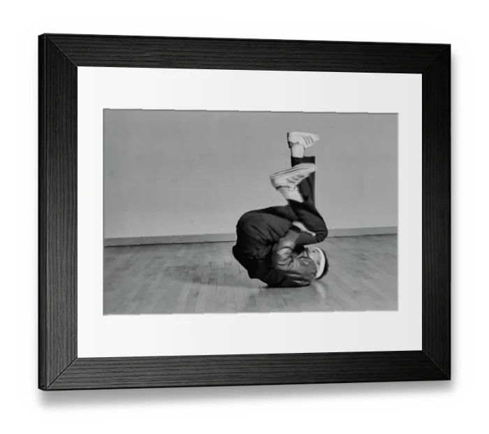 Framed Print : Breaking Moves - Power Move Framed Print : Breaking Moves - Power Move
