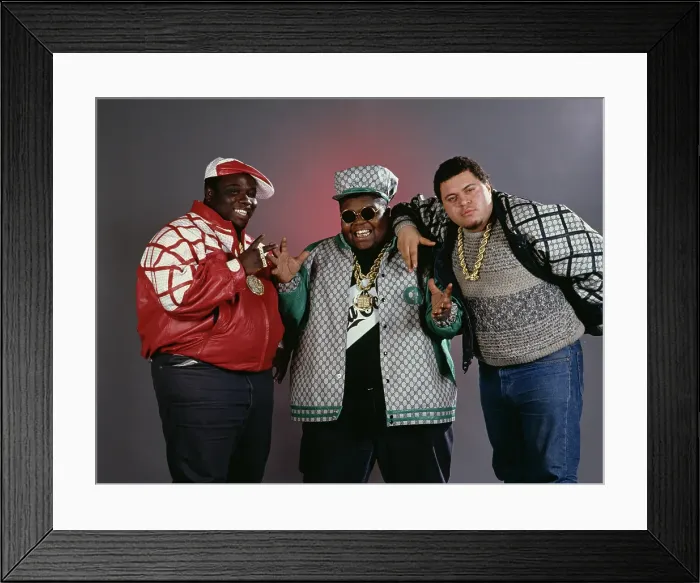 Framed Print : The Fat Boys, American Hip Hop Band Framed Print : The Fat Boys, American Hip Hop Band