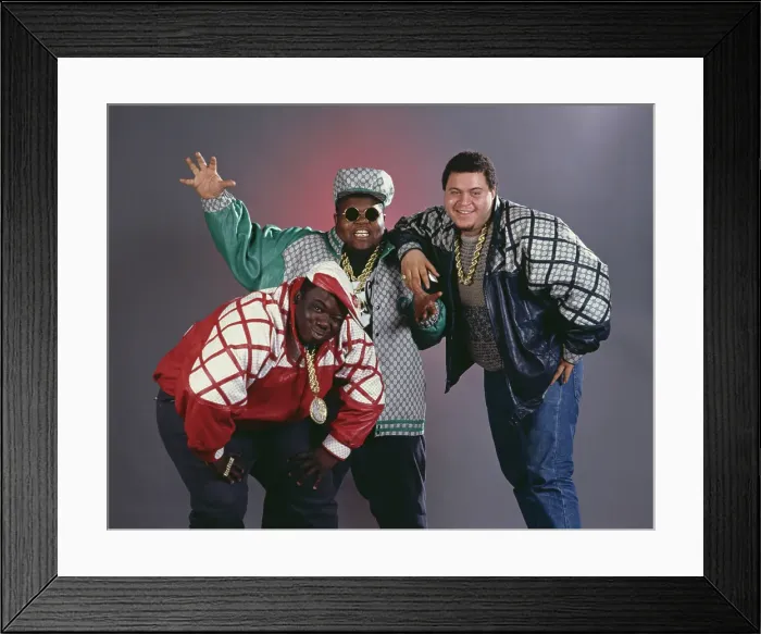 Framed Print : The Fat Boys, American Hip Hop Band Framed Print : The Fat Boys, American Hip Hop Band