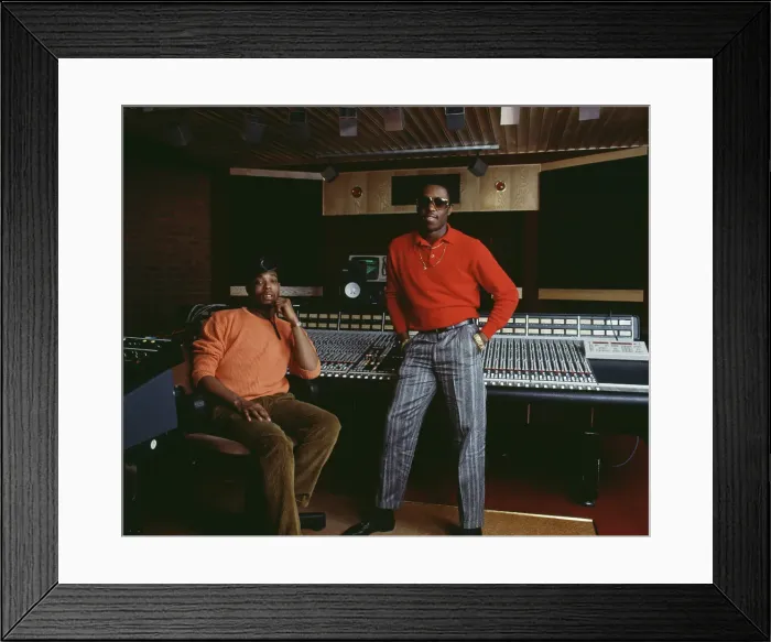 Framed Print : Two Thirds Of Whodini Framed Print : Two Thirds Of Whodini