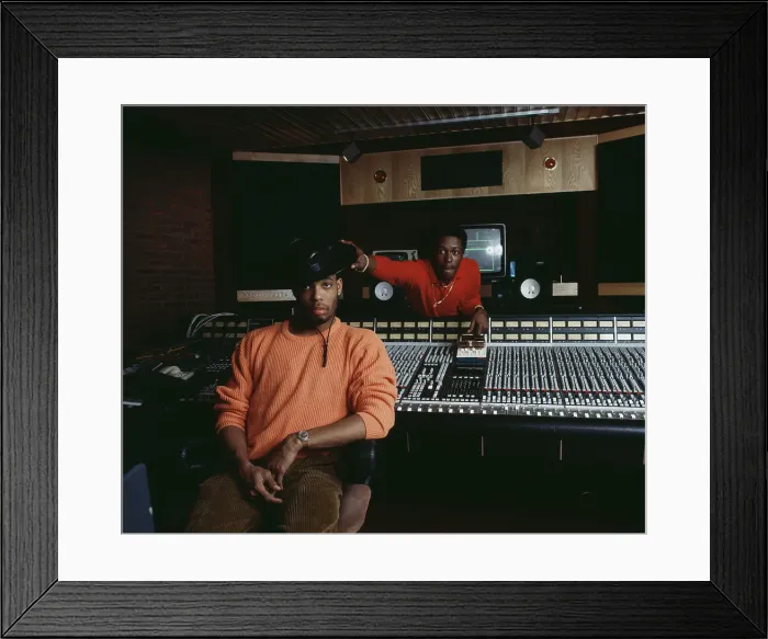 Framed Print : Two Thirds Of Whodini Framed Print : Two Thirds Of Whodini