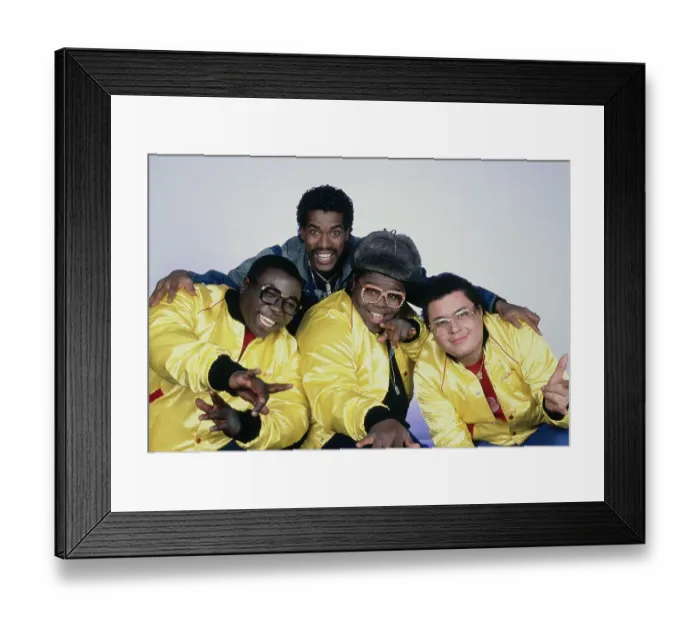 Framed Print : The Fat Boys With Kurtis Blow Framed Print : The Fat Boys With Kurtis Blow