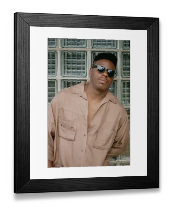 Framed Print : Schoolly D, American Rapper