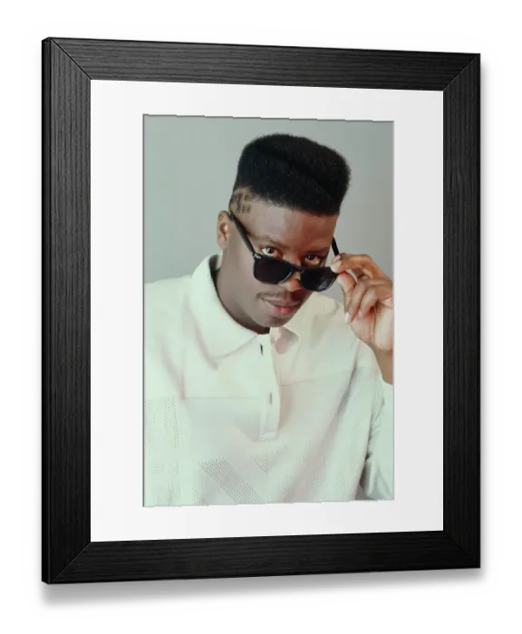 Framed Print : Schoolly D, American Rapper