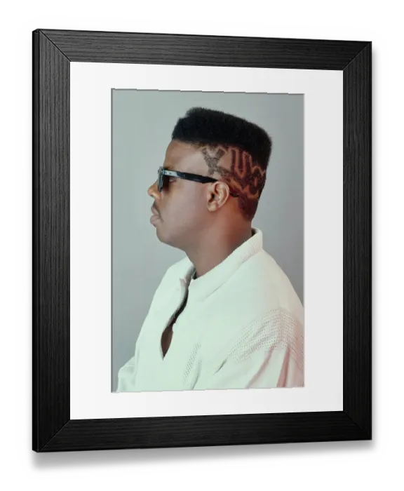 Framed Print : Schoolly D, American Rapper