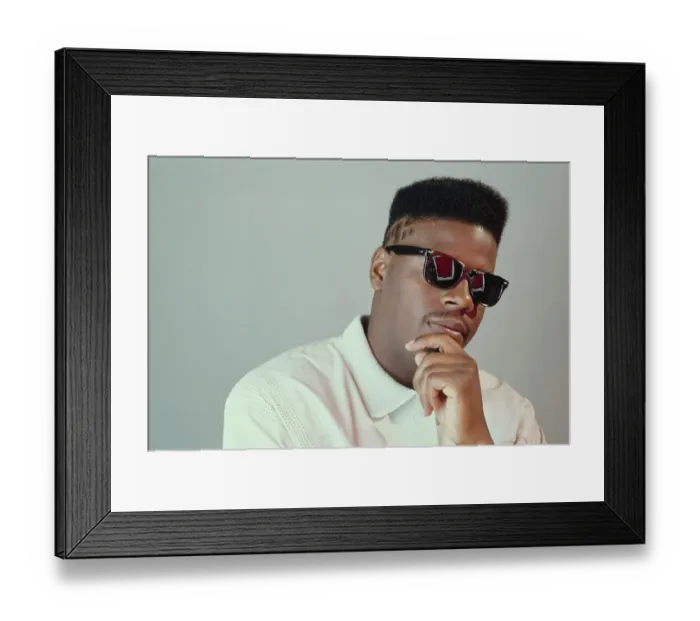 Framed Print : Schoolly D, American Rapper