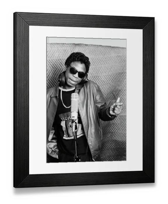 Framed Print : Doug E. Fresh In The Studio Framed Print : Doug E. Fresh In The Studio