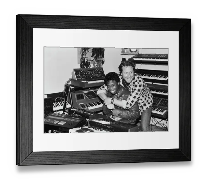 Framed Print : Doug E. Fresh In The Studio Framed Print : Doug E. Fresh In The Studio