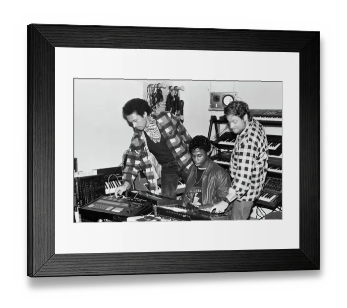 Framed Print : Doug E. Fresh In The Studio Framed Print : Doug E. Fresh In The Studio