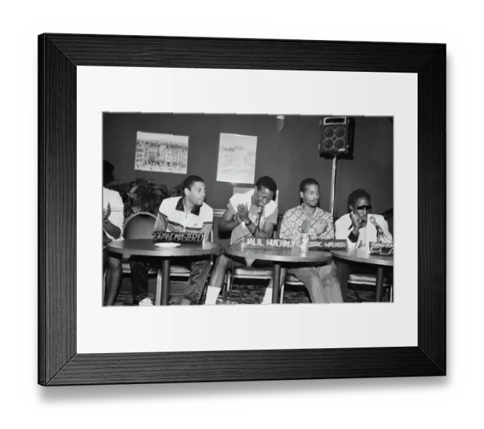 Framed Print : Hip Hop Press Conference Framed Print : Hip Hop Press Conference