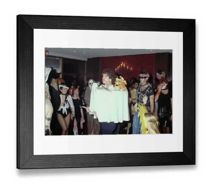 Framed Print : Fancy Dress Partygoers Framed Print : Fancy Dress Partygoers