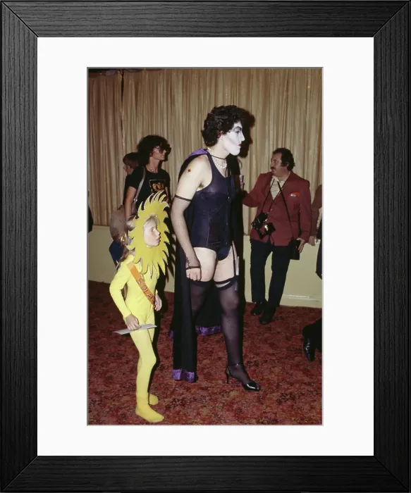 Framed Print : Fancy Dress Partygoers Framed Print : Fancy Dress Partygoers