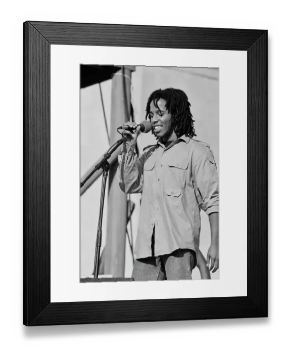 Framed Print : Ziggy Marley Framed Print : Ziggy Marley