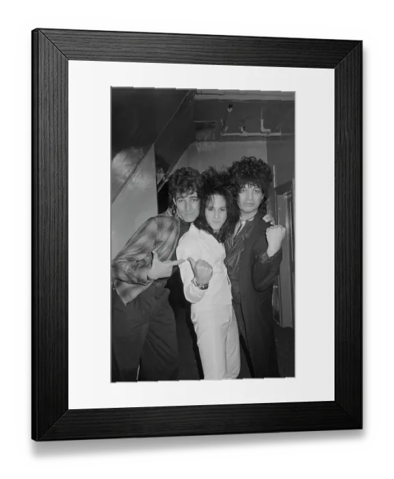 Framed Print : Steve Stevens And Alan Vega Framed Print : Steve Stevens And Alan Vega