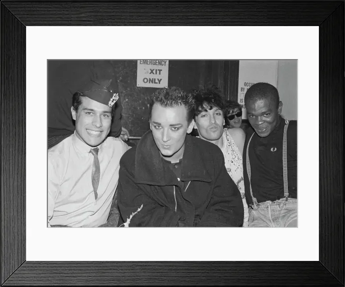 Framed Print : Boy George And Friends Framed Print : Boy George And Friends