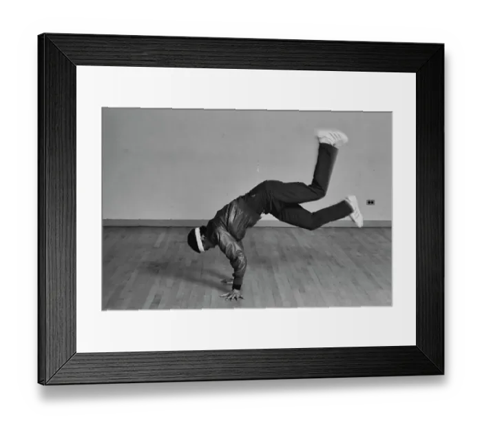Framed Print : Breaking Moves - Power Move Framed Print : Breaking Moves - Power Move
