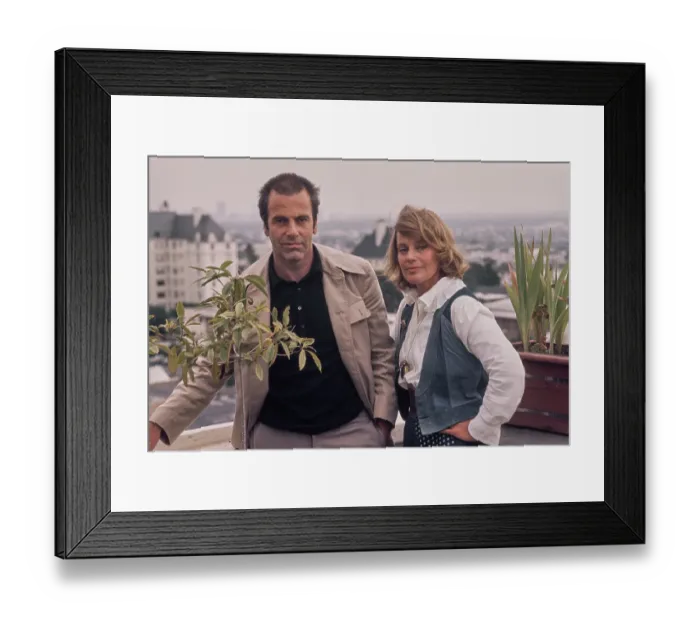 Framed Print : Maximillian & Maria Schell Framed Print : Maximillian & Maria Schell