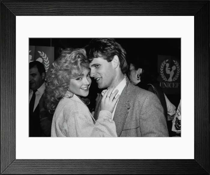 Framed Print : Jane Krakowski & Adam Storke Framed Print : Jane Krakowski & Adam Storke