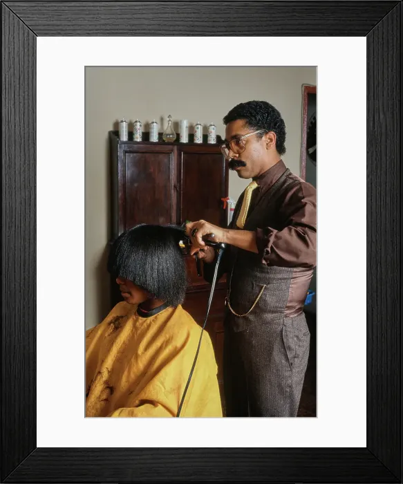 Framed Print : Afro Hair Portrait Session Framed Print : Afro Hair Portrait Session