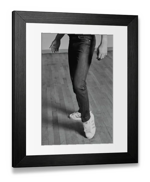 Framed Print : Breaking Moves - Feet Positions