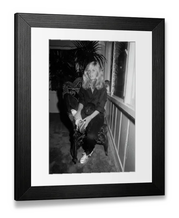Framed Print : Kim Carnes, American Singer & Songwriter