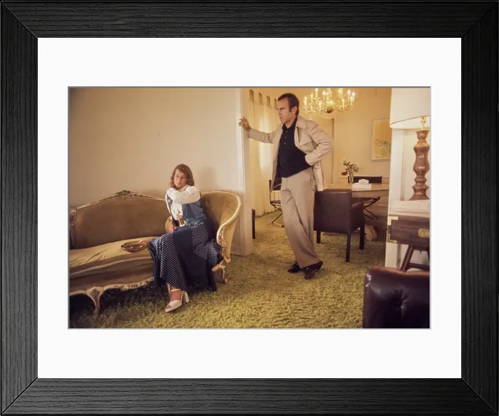 Framed Print : Maximillian & Maria Schell Framed Print : Maximillian & Maria Schell
