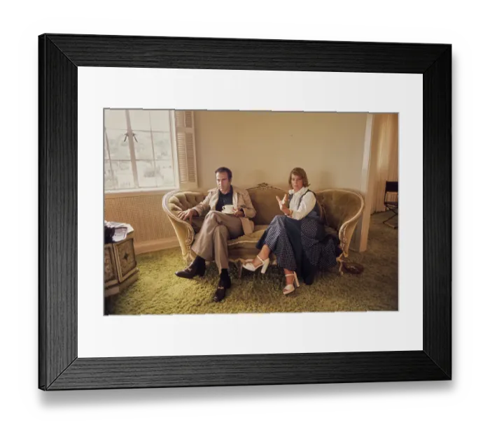 Framed Print : Maximillian & Maria Schell Framed Print : Maximillian & Maria Schell