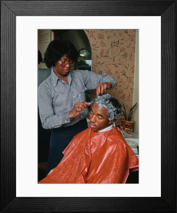 Framed Print : Afro Hair Portrait Session Framed Print : Afro Hair Portrait Session