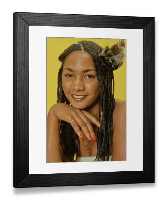 Framed Print : Afro Hair Portrait Session Framed Print : Afro Hair Portrait Session