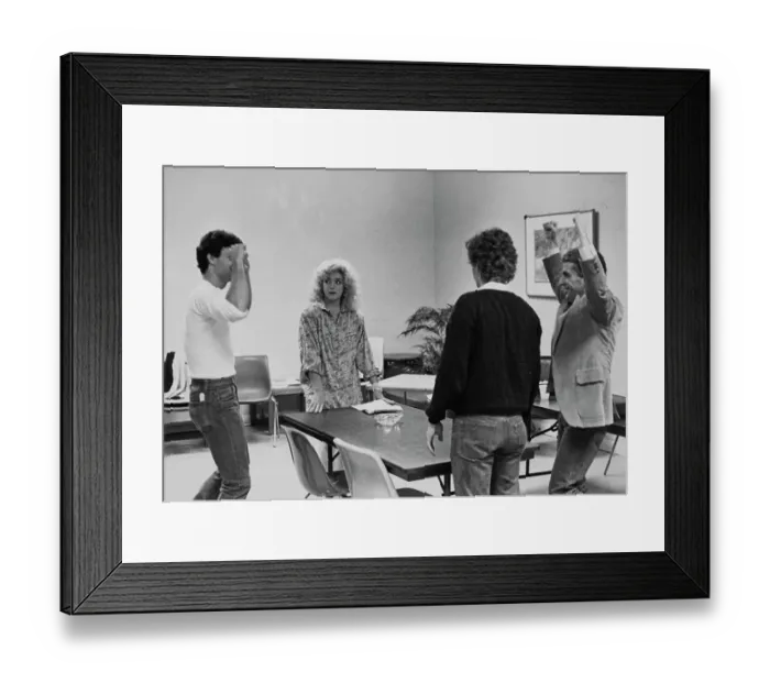Framed Print : Filming Search For Tomorrow Framed Print : Filming Search For Tomorrow