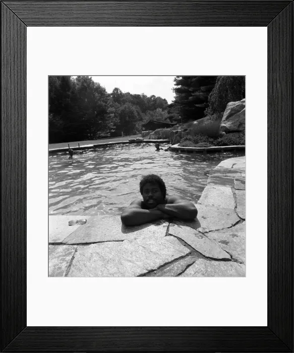 Framed Print : Kashif Portrait Session At Home In Connecticut Framed Print : Kashif Portrait Session At Home In Connecticut