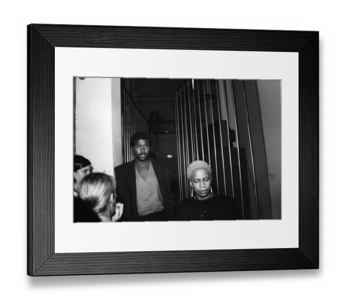 Framed Print : Kashif Portrait Attends An Event Framed Print : Kashif Portrait Attends An Event