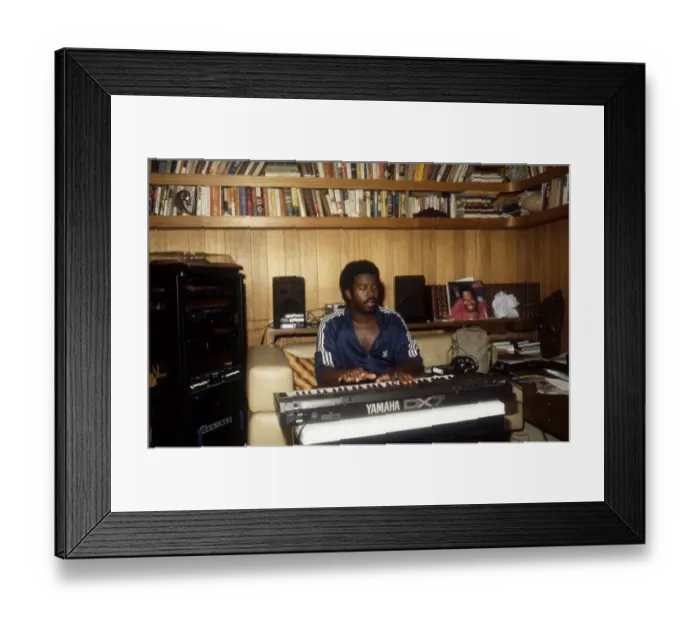 Framed Print : Kashif Portrait Session At Home In Connecticut Framed Print : Kashif Portrait Session At Home In Connecticut
