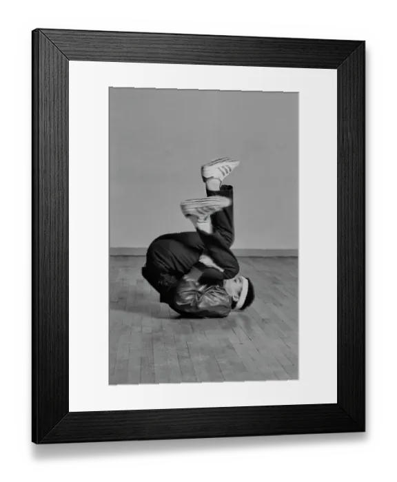 Framed Print : Breaking Moves - Power Move Framed Print : Breaking Moves - Power Move