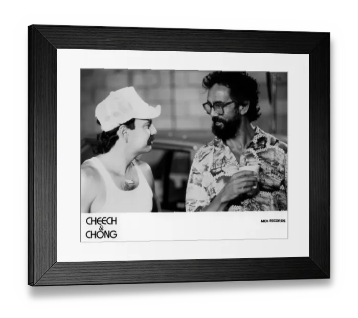 Framed Print : Cheech And Chong Portrait