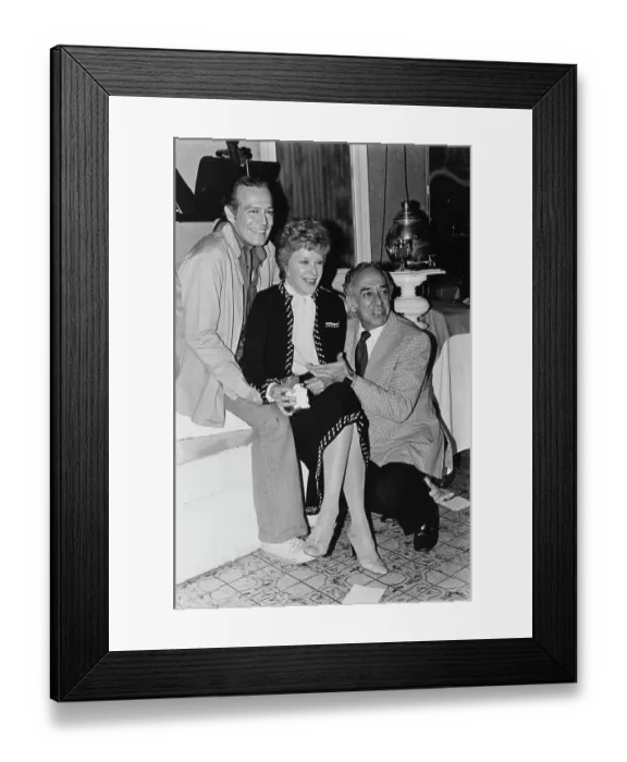 Framed Print : Val Dufour, Mary Stuart & Larry Haines Framed Print : Val Dufour, Mary Stuart & Larry Haines
