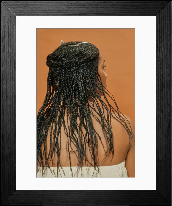 Framed Print : Afro Hair Portrait Session Framed Print : Afro Hair Portrait Session