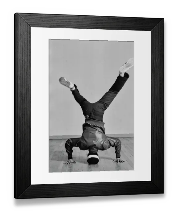 Framed Print : Breaking Moves - Power Move Framed Print : Breaking Moves - Power Move